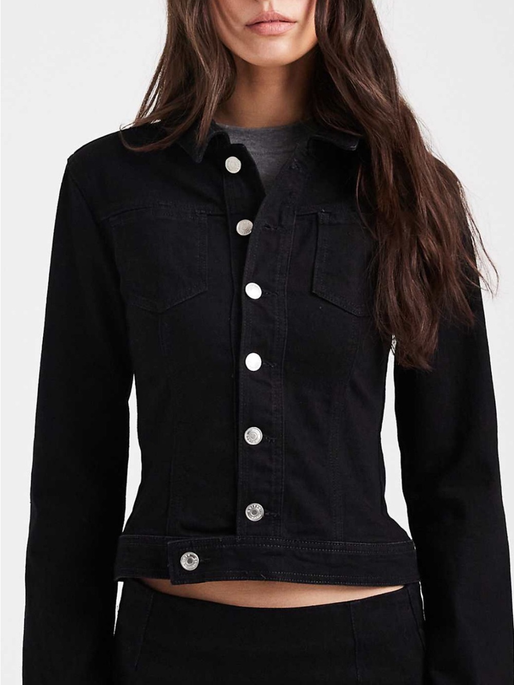 ASOS Black Denim Jean Jacket